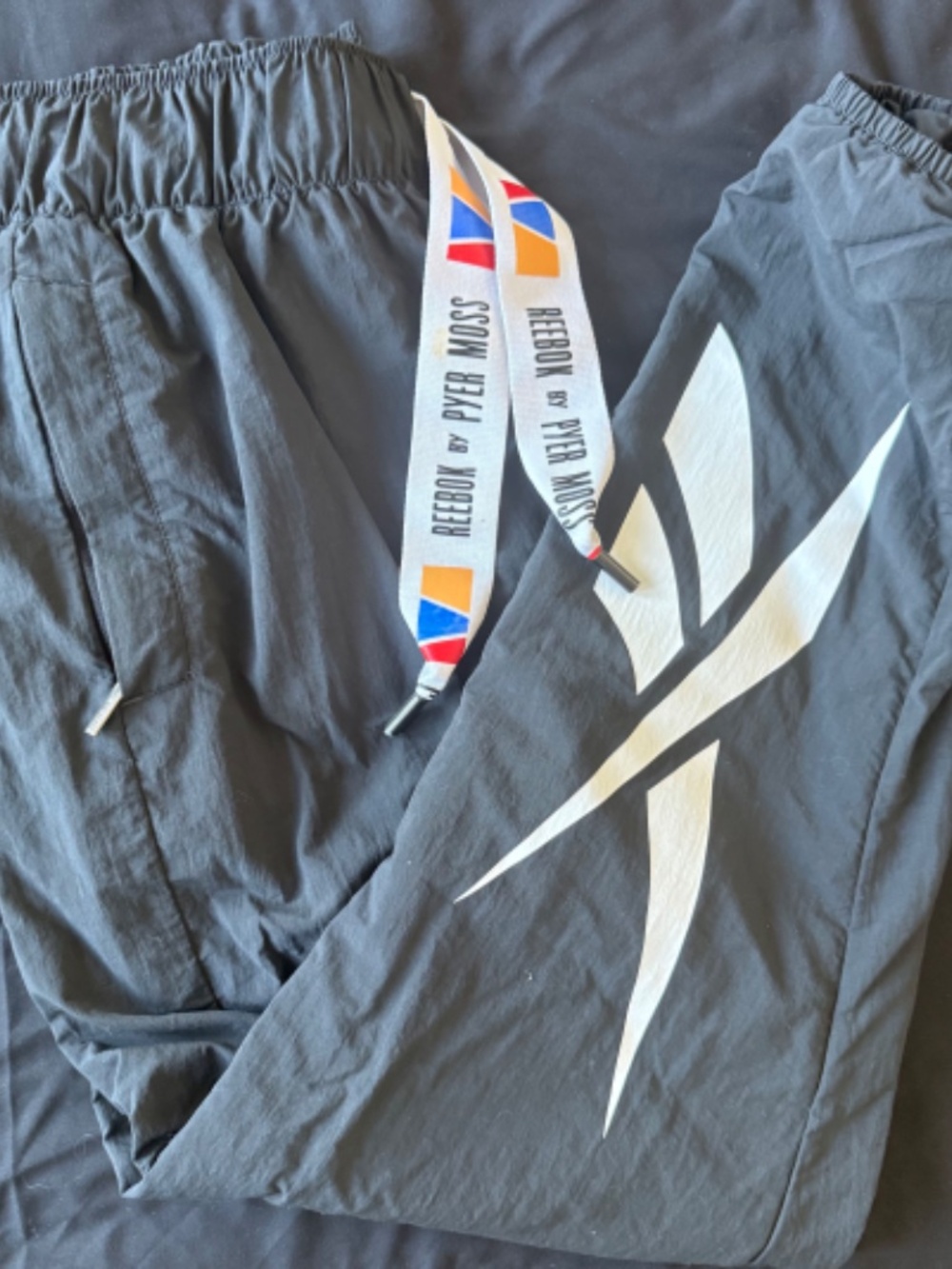 Reebok Classic x Pyer Moss Vintage Style Pants RCPM Size Medium Gray